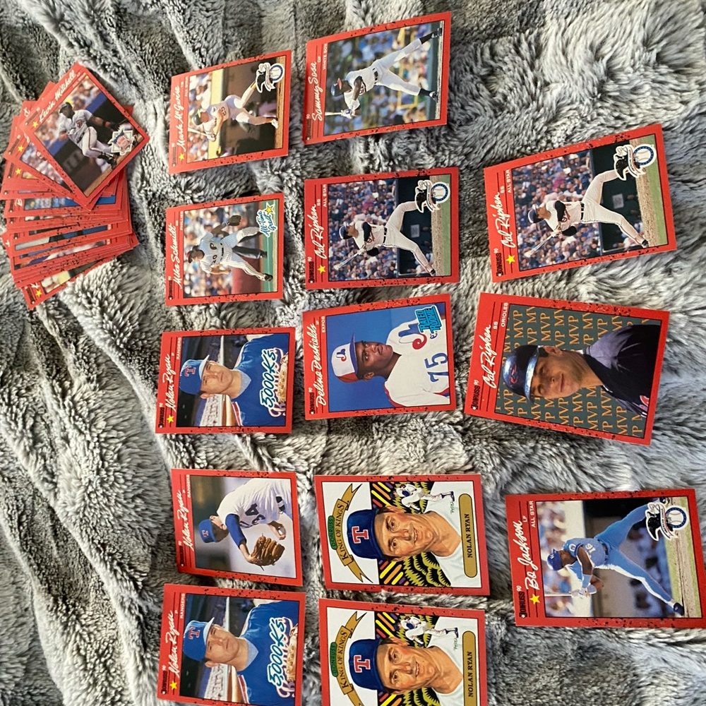 Vintage Baseball Trading Cards Collection